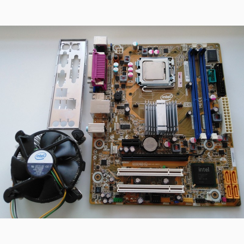 Материнская плата Intel DG41WV DDR3 + Intel Quad Q8200 2.33GHz + кулер
