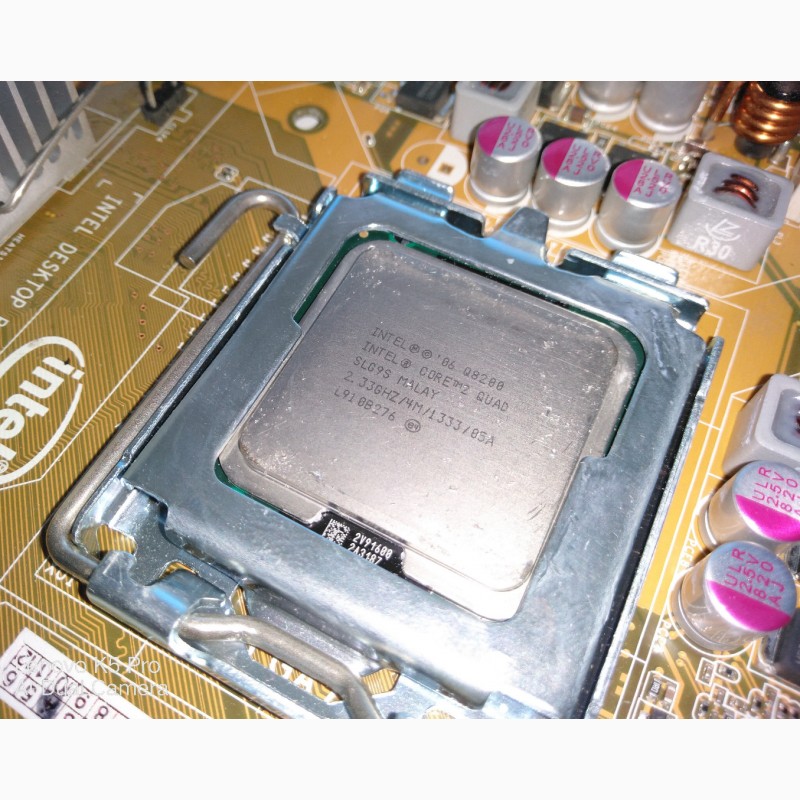 Фото 6. Материнская плата Intel DG41WV DDR3 + Intel Quad Q8200 2.33GHz + кулер