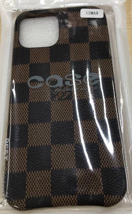 Фото 5. Кожаная накладка чехол для девушки луивитон Louis Vuitton iPhone 11 айфон 11 серый кубик
