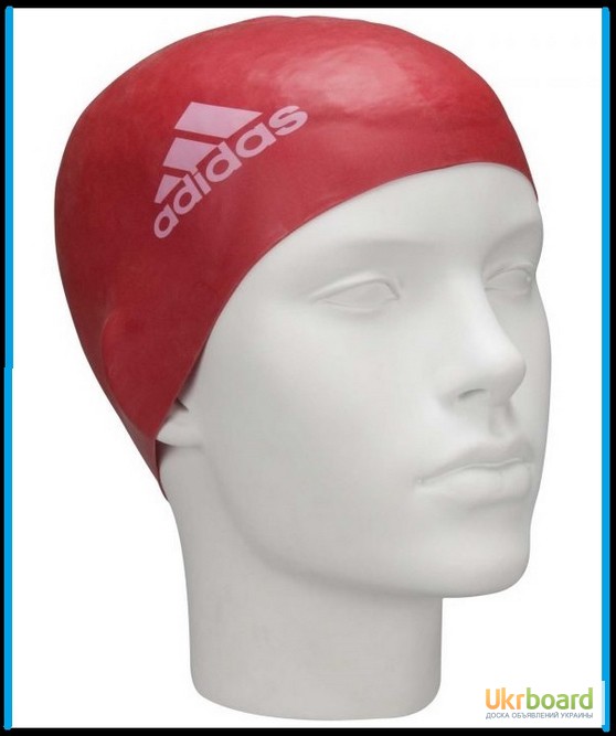 Фото 2. Adidas Logo шапочка для плавания детская E44341 красная