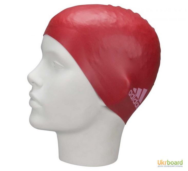 Фото 3. Adidas Logo шапочка для плавания детская E44341 красная