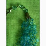 Воздушное ожерелье цвета морской волны