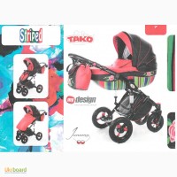 Детские коляски новинки, Коляска универсальная TAKO Design Striped