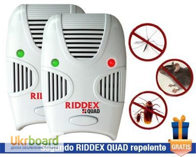 Электронный отпугиватель вредителей Riddex Quad Риддекс Квад