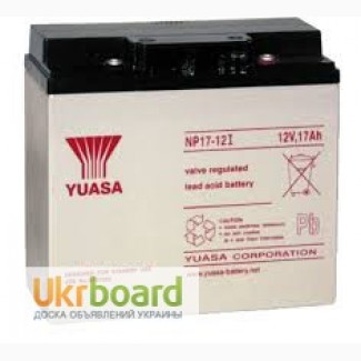 Аккумулятор Yuasa 12V/В 17Ah/Ач до упса (UPS), эхолота, сигнализации, инверторов