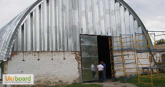 Фото 7. Бескаркасные ангары, склады, напольные зернохранилища
