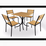 Мебель комплект для летней площадки 1 стол и 4 стула