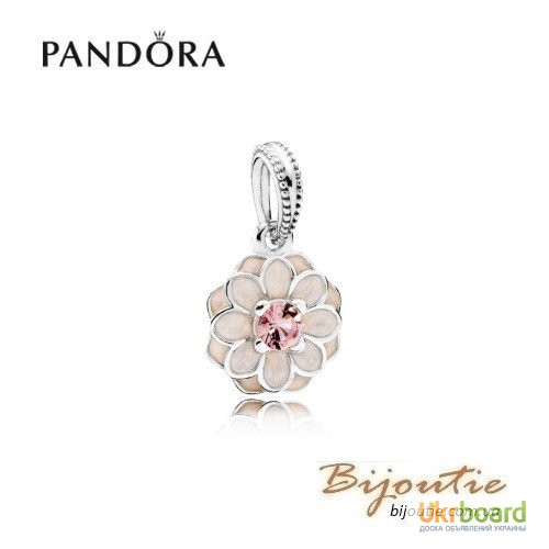 PANDORA шарм-подвеска ― цветение далии 791829NBP Оригинал Пандора