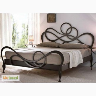 Кровать кованая, оригинальный дизайн