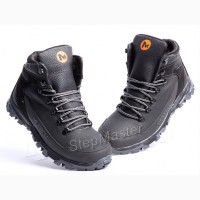 Ботинки кожаные Merrell Protector Black