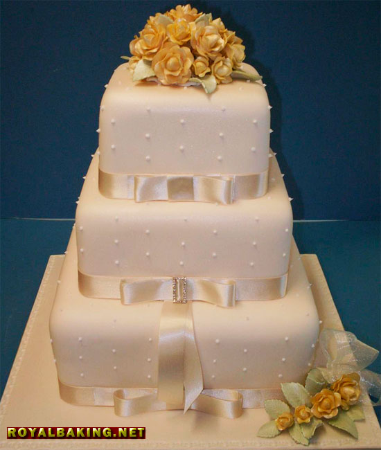 Фото 17. Свадебный торт