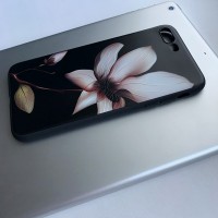 Чехол силиконовый «Цветок лотоса» на iPhone 5/5S/SE, 7/8plus