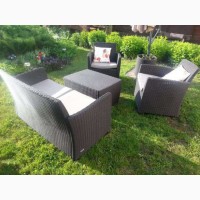 Комплект садовой мебели Corona Set With Cushion Box Нидерланды Allibert, Keter для дома