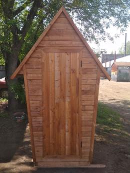 Фото 2. Деревянный туалет. Летняя душевая кабина. Туалет з душем