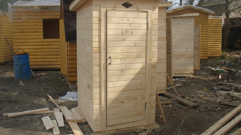 Фото 4. Деревянный туалет. Летняя душевая кабина. Туалет з душем