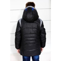 Модная тёплая зимняя куртка для мальчиков, возраст 5-11 лет, цвета разные