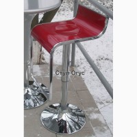 Барный стул огус красный пластик стул Ж8 красный бежевый кожзам