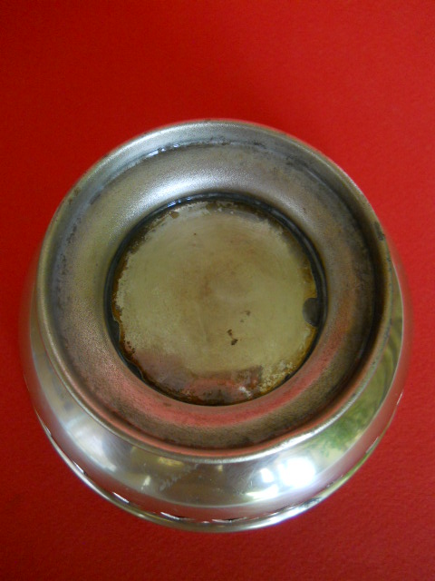 Фото 12. Старинная латунная горчичница