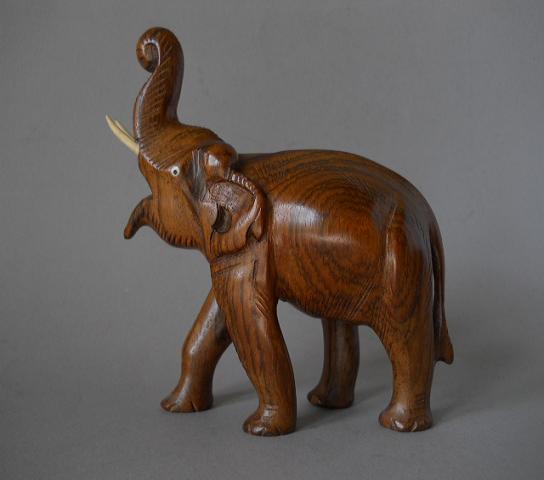 Фото 9. Винтажная деревянная статуэтка слона