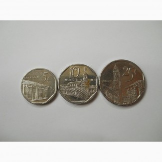 Монеты Кубы (3 штуки)