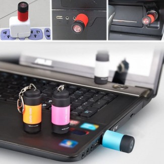 Міні-ліхтарик брелок із зарядкою від USB