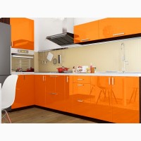 Червона кутова кухня з пеналом Color-MIX VIP-Master 3000x2140x1200
