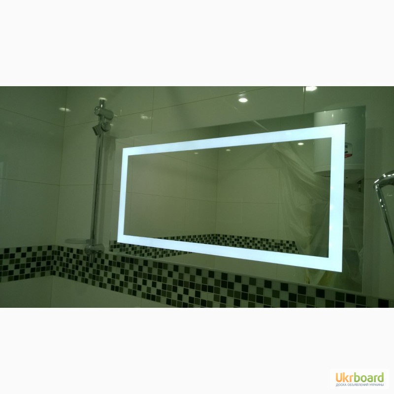 Фото 2. Продам ультратонкое зеркало с Led подсветкой в ванную комнату. Размер 1000 х 500 мм.