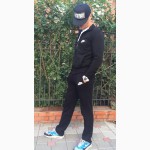 Мужской спортивный костюм Nike (черный и синий)
