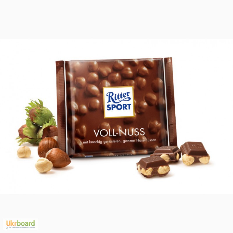 Фото 2. Шоколад Ritter Sport 100 грамм более 15 сортов