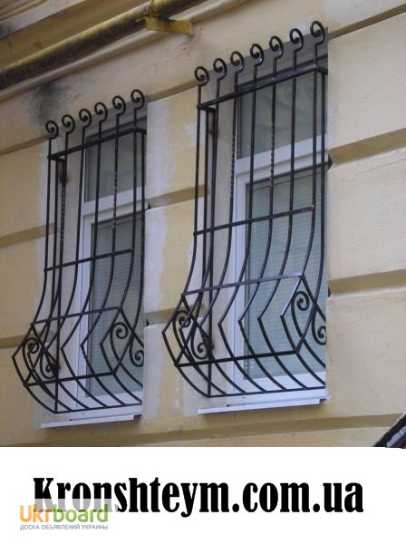 Фото 5. Кованые решетки на окна