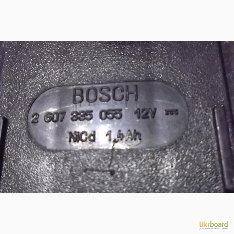 Фото 7. 6 Аккумулятор Bosch 12V 1, 4Ah (2 607 335 055)