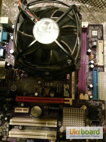 Фото 4. Материнская плата(с процессором, блоком питания) GeForce 7050M-M(2.0)