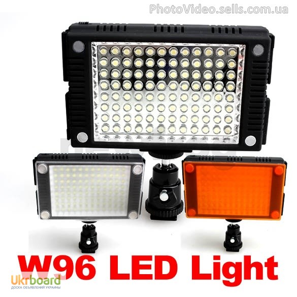 Фото 3. Накамерный светодиодный видео свет Pro LED Video Light W96