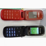 Мобильный телефон Samsung E 1272 DUOS красного цвета новый. В упаковке