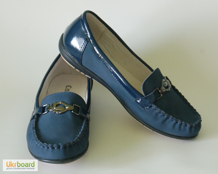 Фото 3. Мокасины туфли для девочки Calorie арт. B5131-1B т. синий с 32-37 р