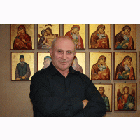 Казанская икона Божией Матери рукописная 18×24 см