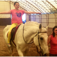 Спортивная тренировка на лошади для людей с сидячим образом жизни