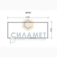 Бытовка БП-01 вагончик 6х2.4м