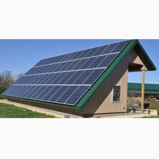 Сетевая солнечная электростанция мощностью 10 кВТ