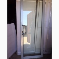 Дверь алюминиевая новая с коробкой и фурнитурой