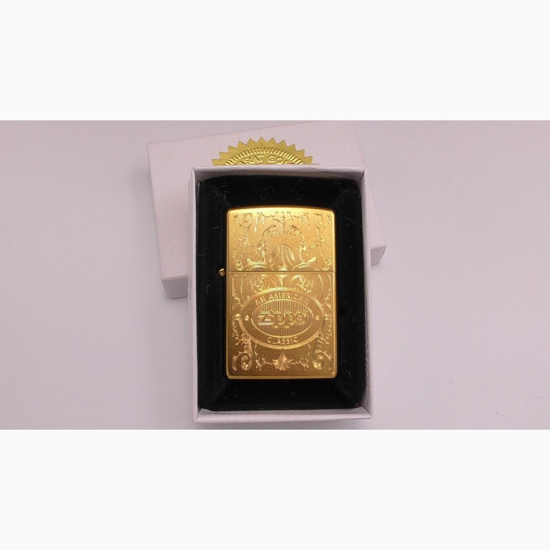 Фото 11. Продам ZIPPO позолоченая 24каратным золотом(999проба)