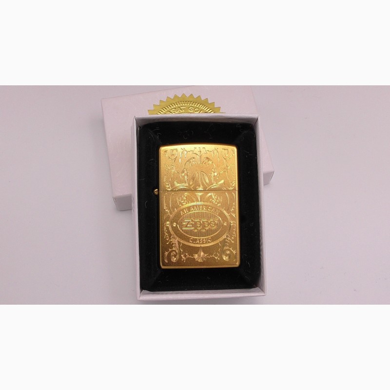 Фото 12. Продам ZIPPO позолоченая 24каратным золотом(999проба)