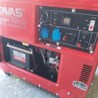Дизельний генератор TAVAS DG6500SE 5кВт безшумний повітряного охолодження
