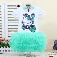 Супер платья из Китая для дочек Hello kitty