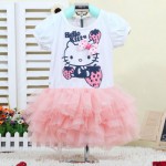 Супер платья из Китая для дочек Hello kitty