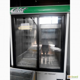 Холодильный шкаф двухдверный БУ, холодильная витрина бу
