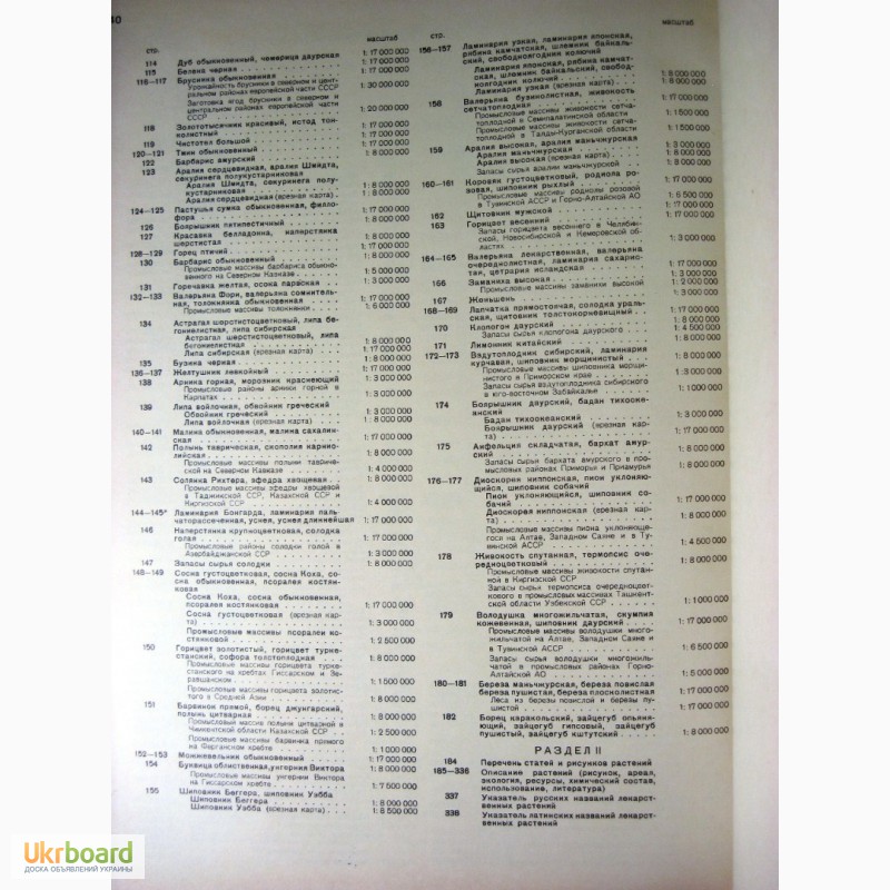 Фото 11. Атлас ареалов и ресурсов лекарственных растений СССР 1983 заготовки характеристики описани