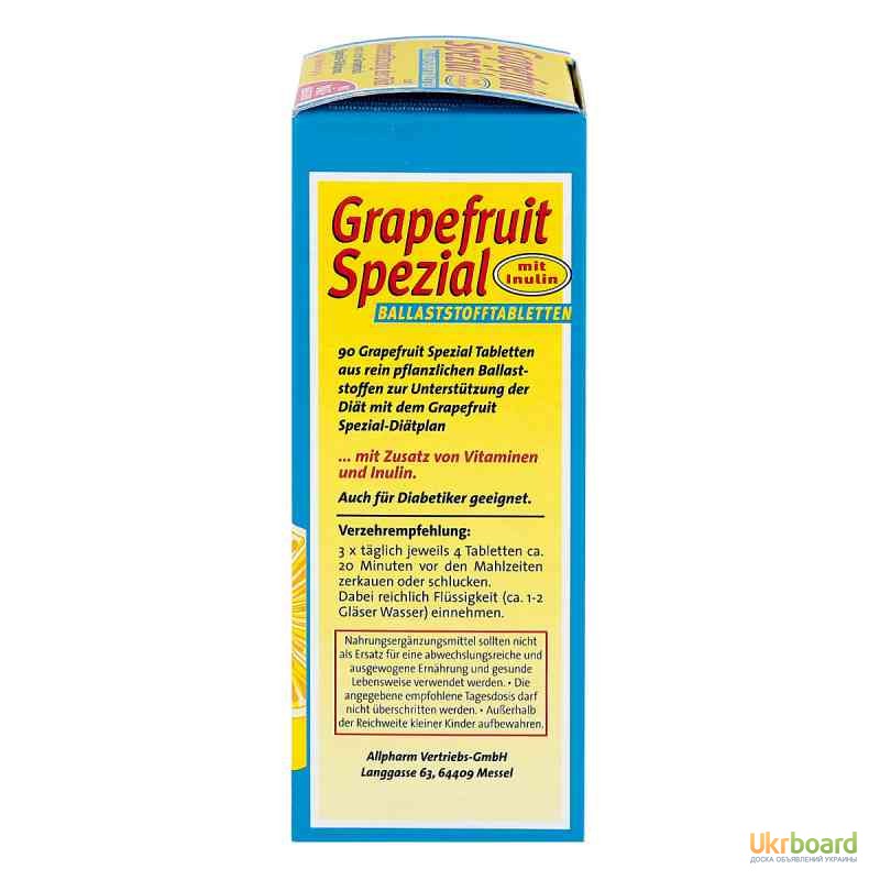 Фото 4. Продам для похудения табл Grapefruit Spezial Diaetsystem