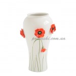 Керамические вазы с декором ручной лепки