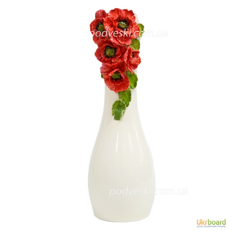 Фото 7. Керамические вазы с декором ручной лепки